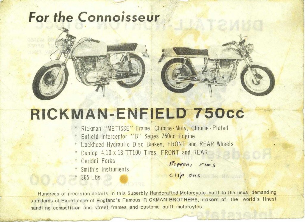 1971 Rickman ad