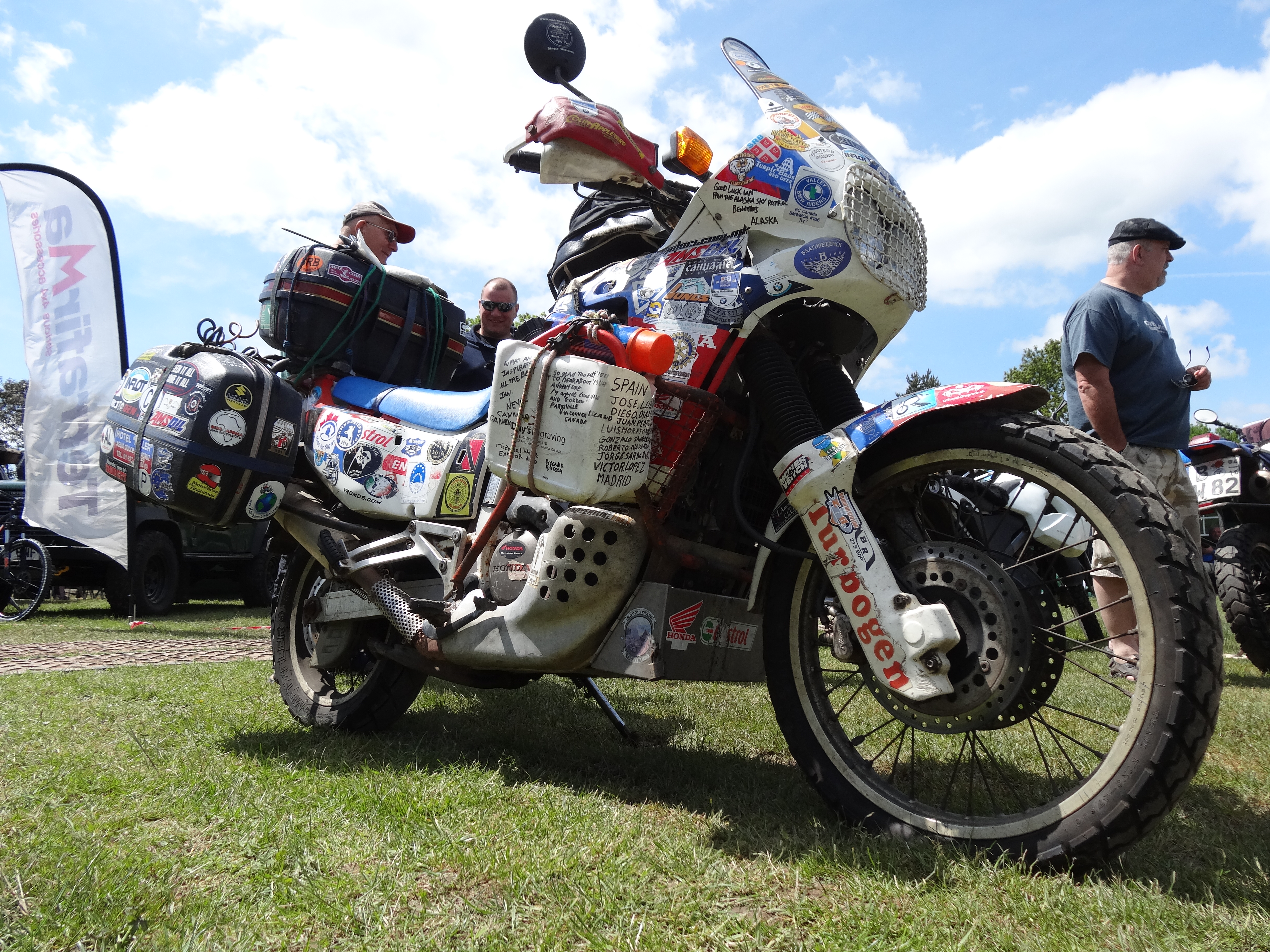 A much travelled Africa Twin